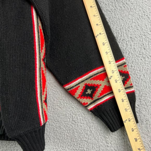 Vintage Clifton Place Mens Size L  Aztec Design Mock Neck - Picture 9 of 9